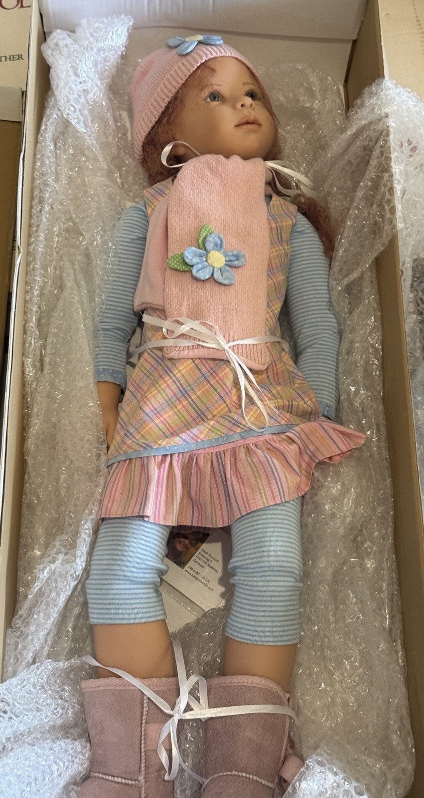 MIB Artist Collectible Vinyl Jointed 32” Doll “Melia” by Heidi Plusczok LE 50