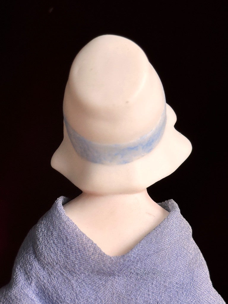 Vintage 5.5” Hertwig (?) Miniature Porcelain Dollhouse Parian Doll