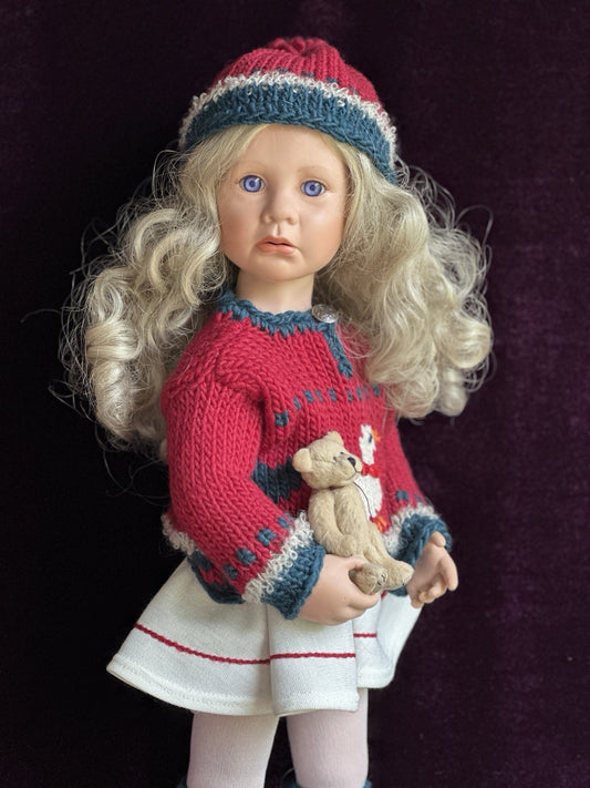 Collectible Vinyl Julie Good-Kruger 21” Signed Doll