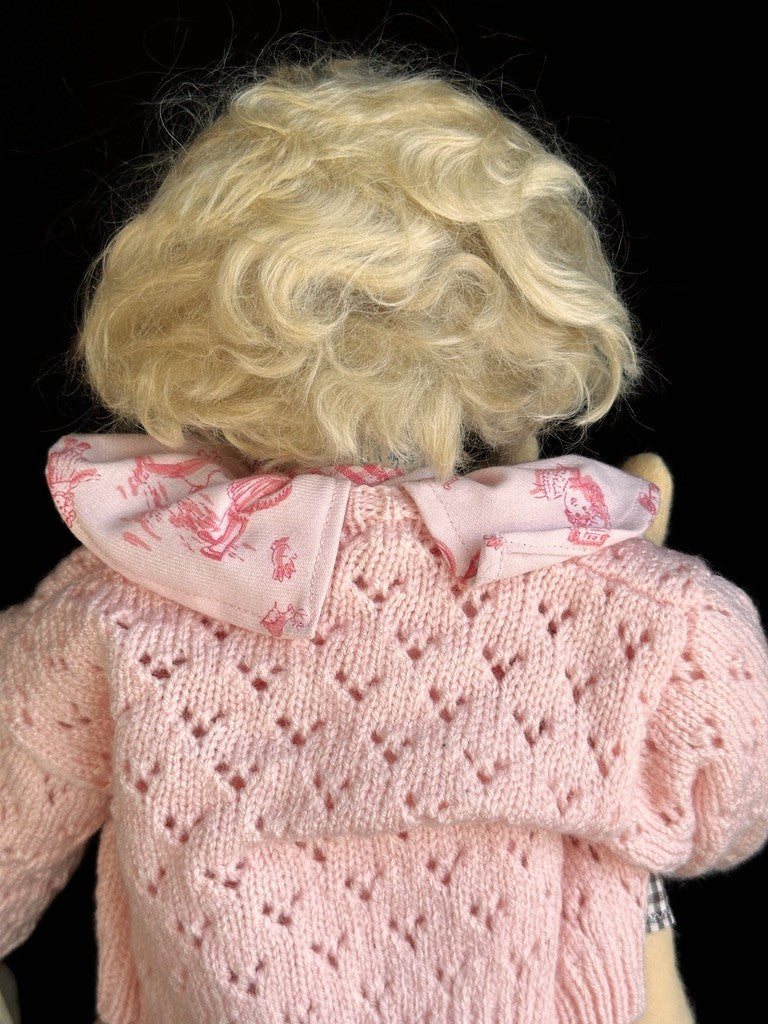 Rare OOAK 22” French Artist Malou Ancelin Leather Signed Girl Doll LE 30