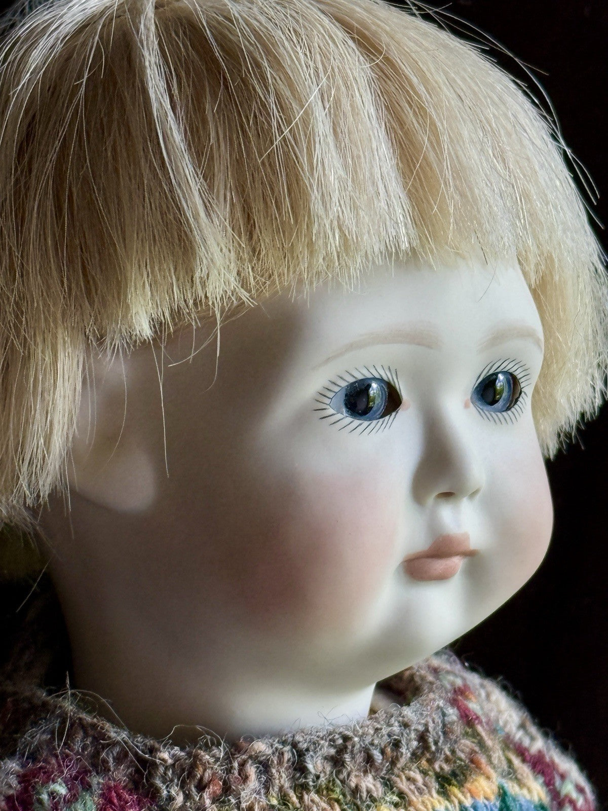 Rare Collectible 17” Wooden/Porcelain Lynne & Michael Roche Freddy LE Boy Doll
