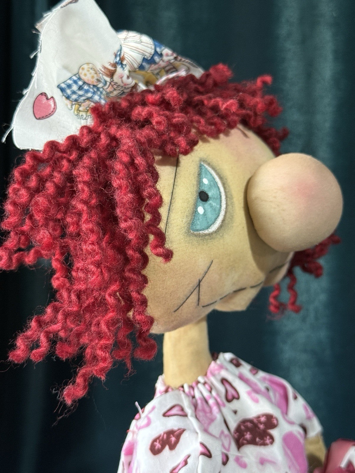 OOAK Artist Handmade Whimsical Cloth 22” Doll
