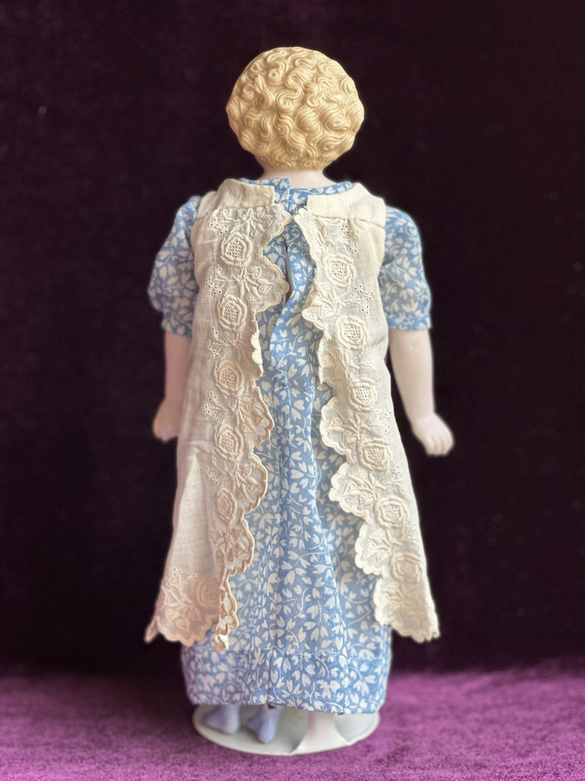 Antique German 10.75” Alt, Beck & Gottschalck Highland Mary Bisque Parian Doll