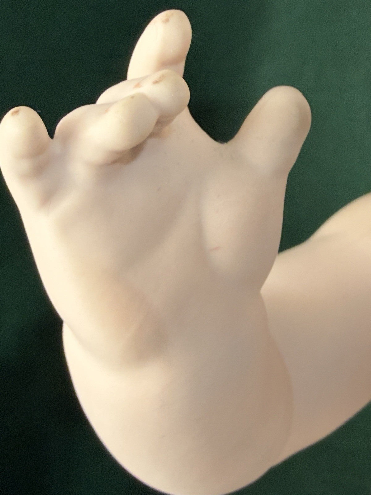 Porcelain Reproduction of Antique German Kestner Baby Boy 19” Doll