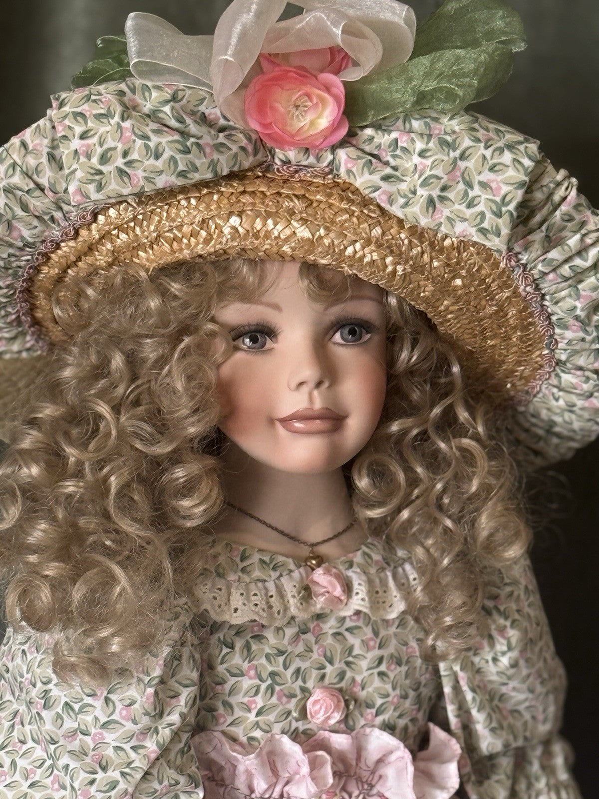 Collectible Porcelain 34” Doll “Kathleen” by Pat Dezinski and Rustie LE200