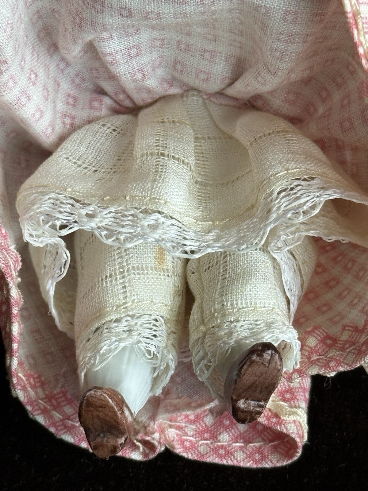 Antique German 4.25” Kestner All Bisque Mignonette Dollhouse Doll