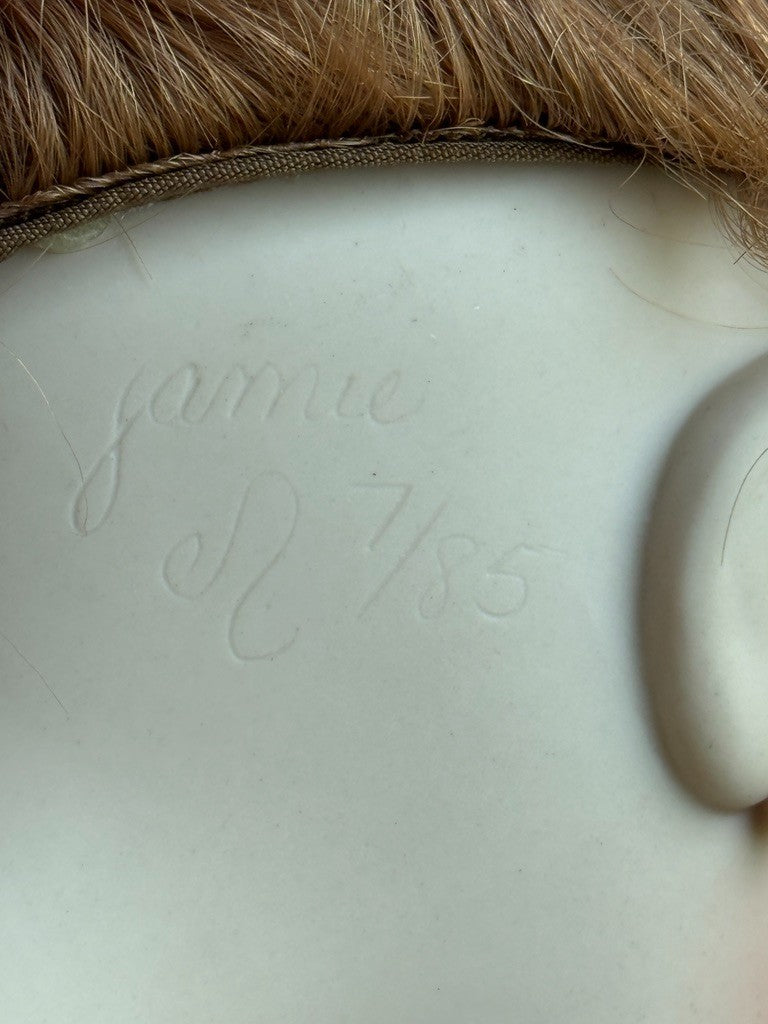Large Jamie Englert Porcelain Compo 28” Repro of Antique French Jumeau Doll