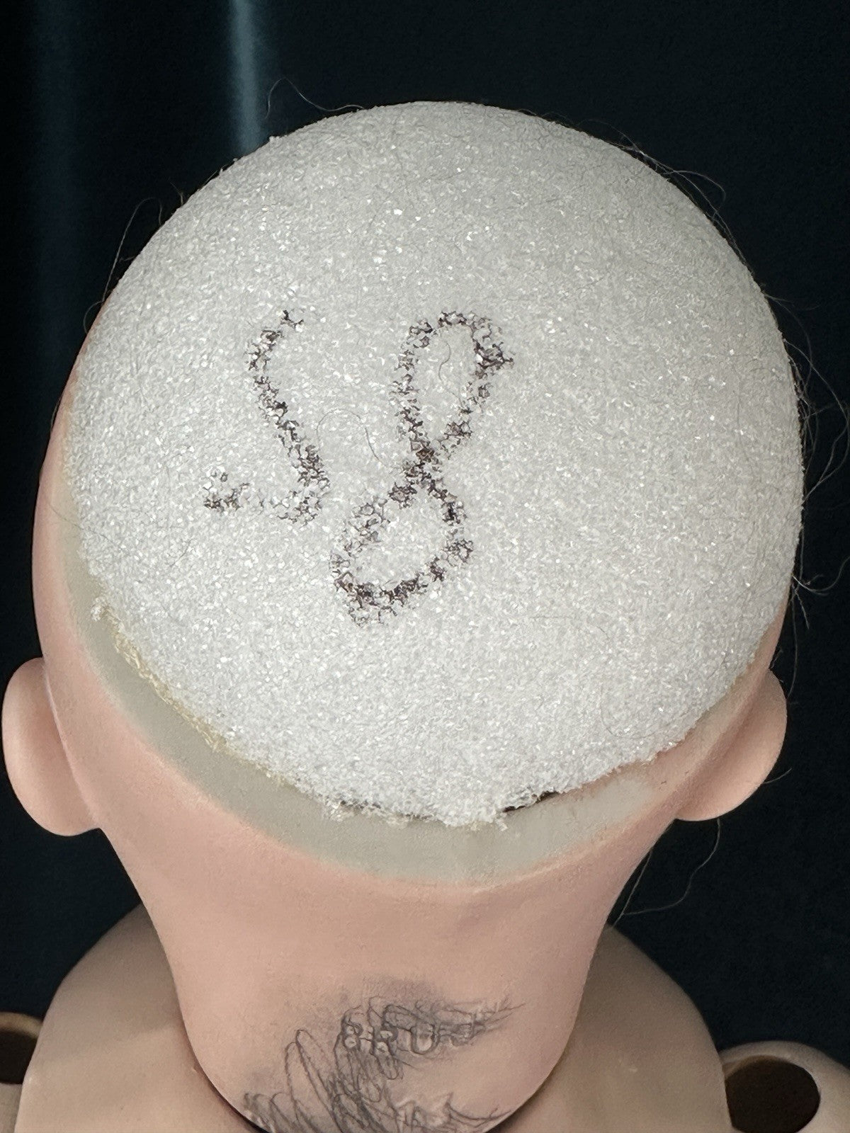 Vintage Artist Reproduction of Antique French Bru Jne 27” Doll Porcelain Head