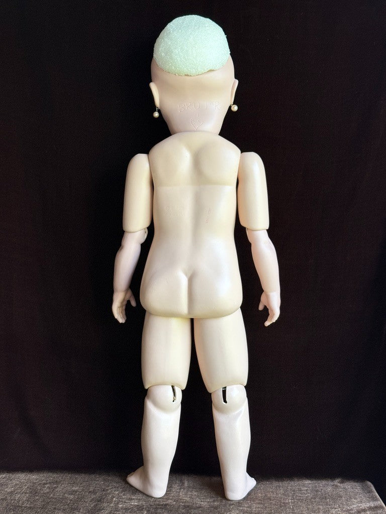 Large Porcelain Compo 30” Repro of Antique French Bru Jne R Doll