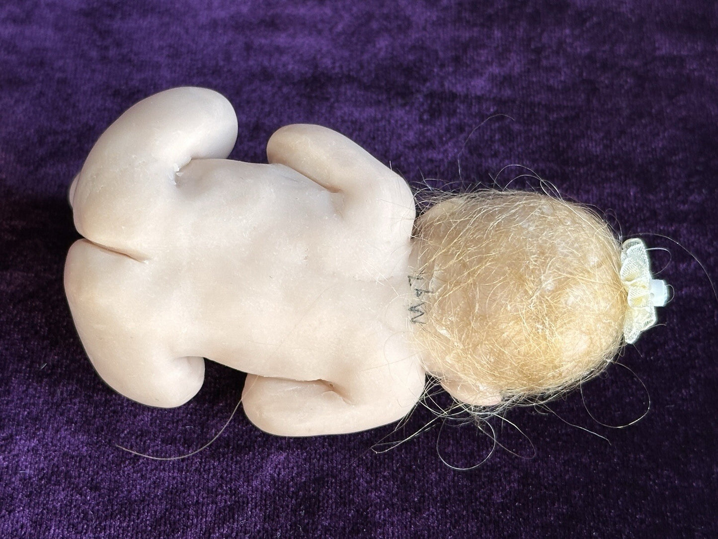 OOAK Miniature Polymer Reborn Laura Lee Wambach Baby Doll With COA and Box