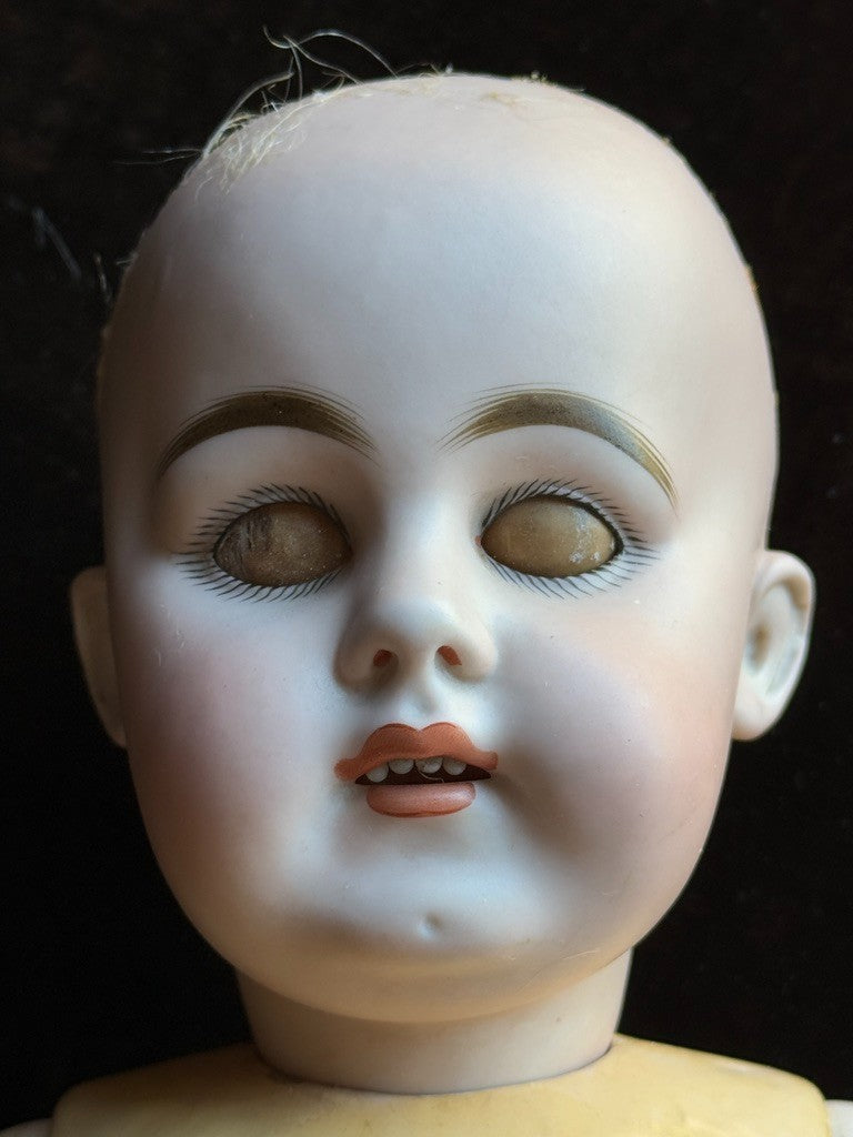 Rare Antique German 21” Kestner 156 Bisque Head Doll