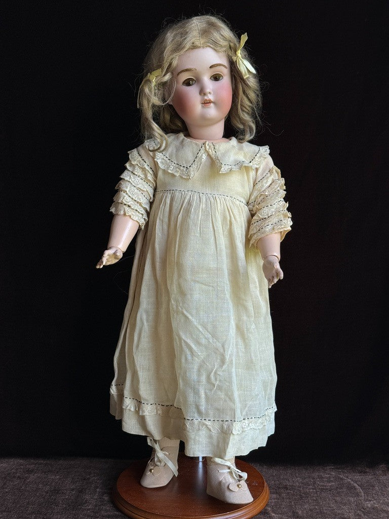 Rare Antique German 22” Kestner 197 Bisque Head Doll
