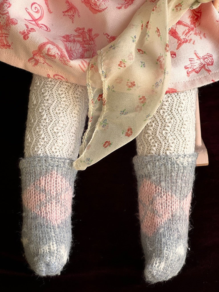 Rare OOAK 22” French Artist Malou Ancelin Leather Signed Girl Doll LE 30