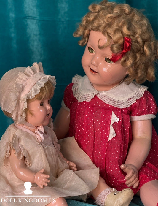 Antique 1930’s Composition 24” Shirley Temple Doll by Ideal Company