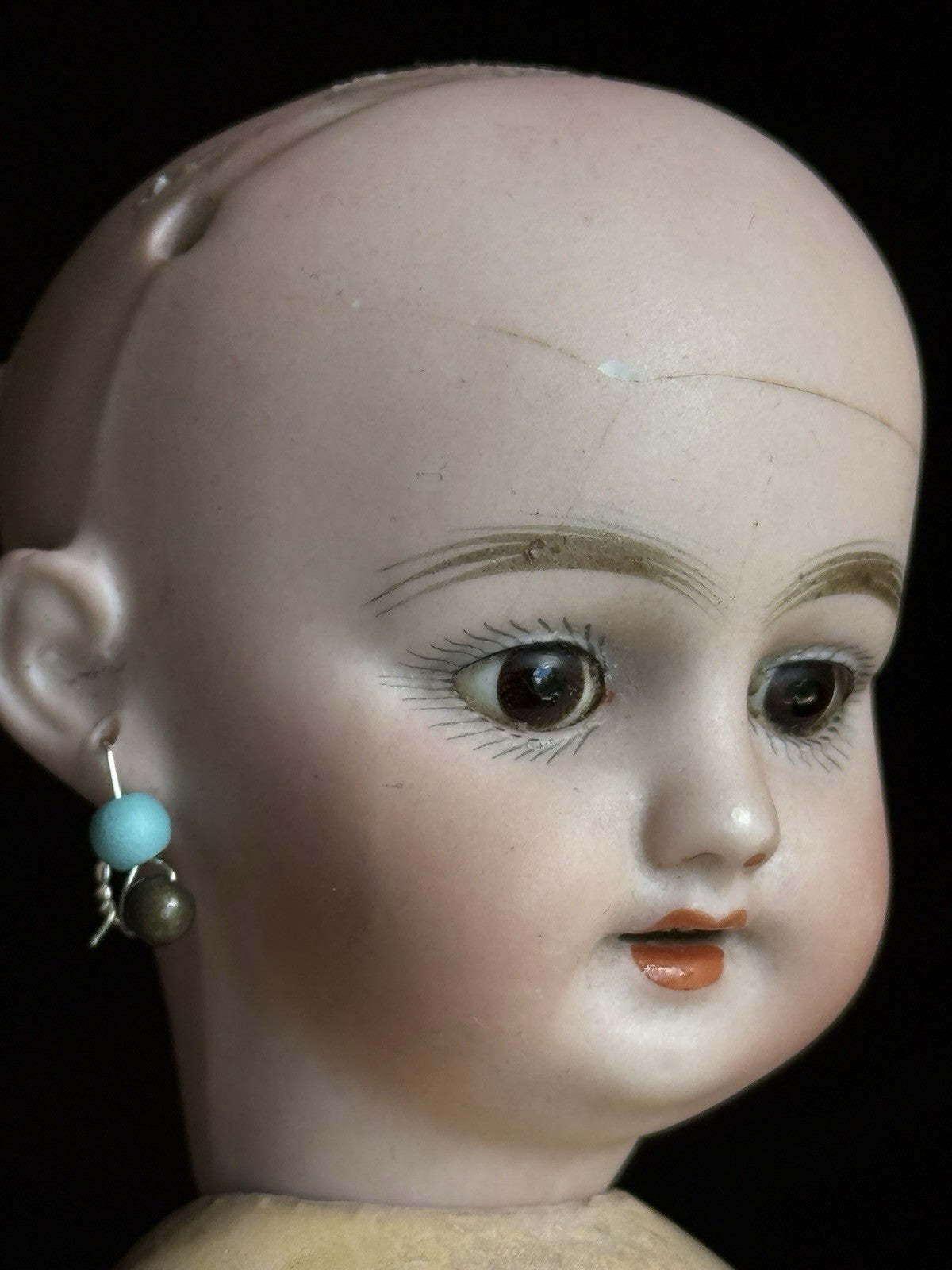 Antique German 10.75” Bleuette Size Simon Halbig Dep Bisque Head Doll