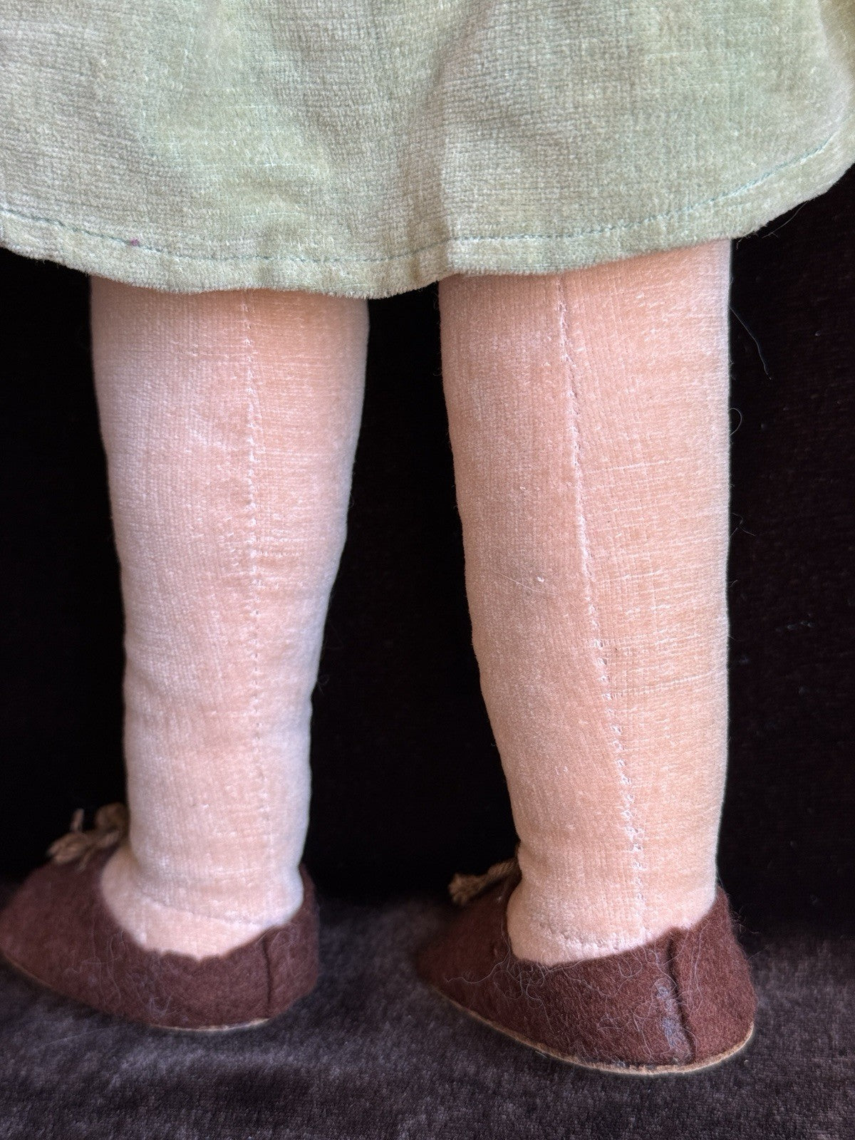 Vintage British 14” Chad Valley Prince Edward (?) Cloth Felt Character Doll