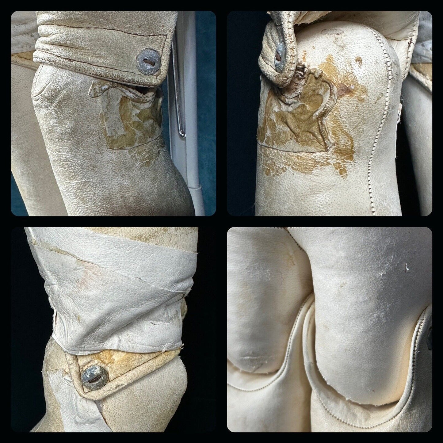 Large 30” JDK Kestner Mold 154  Bisque Head/Shoulder Leather Body Doll