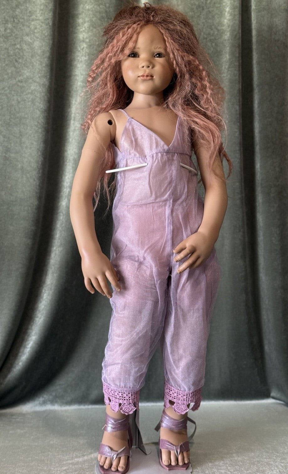 Vinyl Annette Himstedt 35” Doll “Tulani” LE 377 Atlantis Collection 2006
