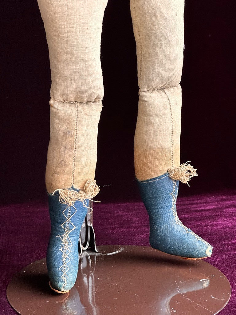 Rare Antique German 21” Bisque Parian China Fashion Doll