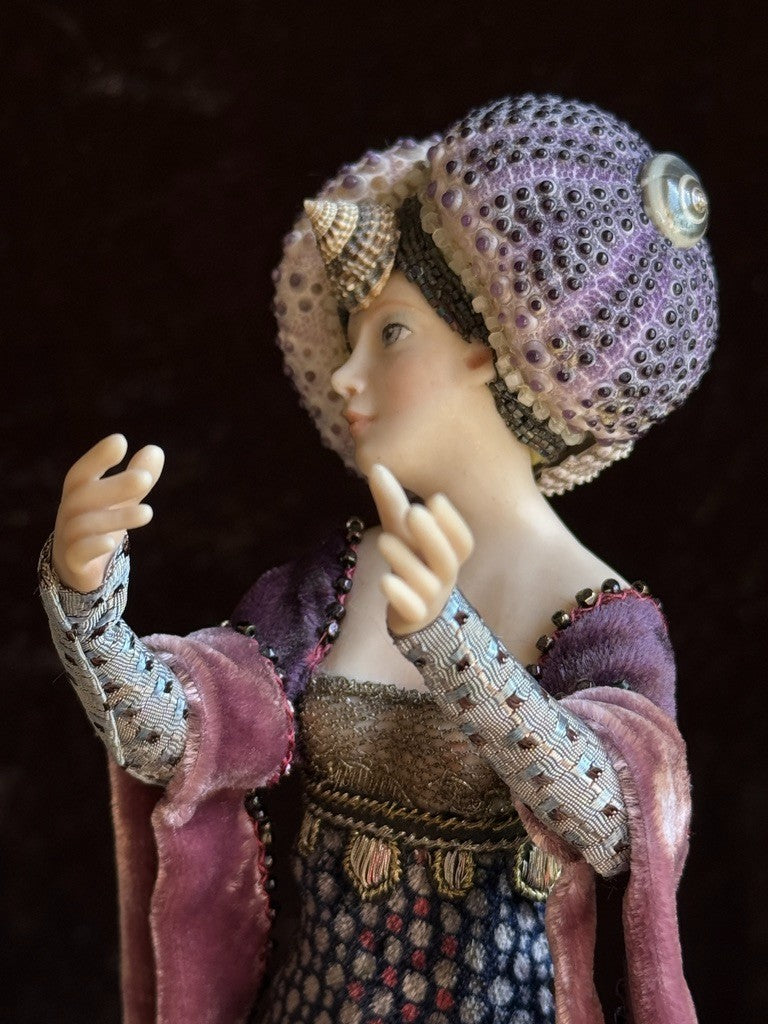 OOAK UFDC Artist Stephanie Blythe Porcelain 10" Lady Oursin Doll Figurine