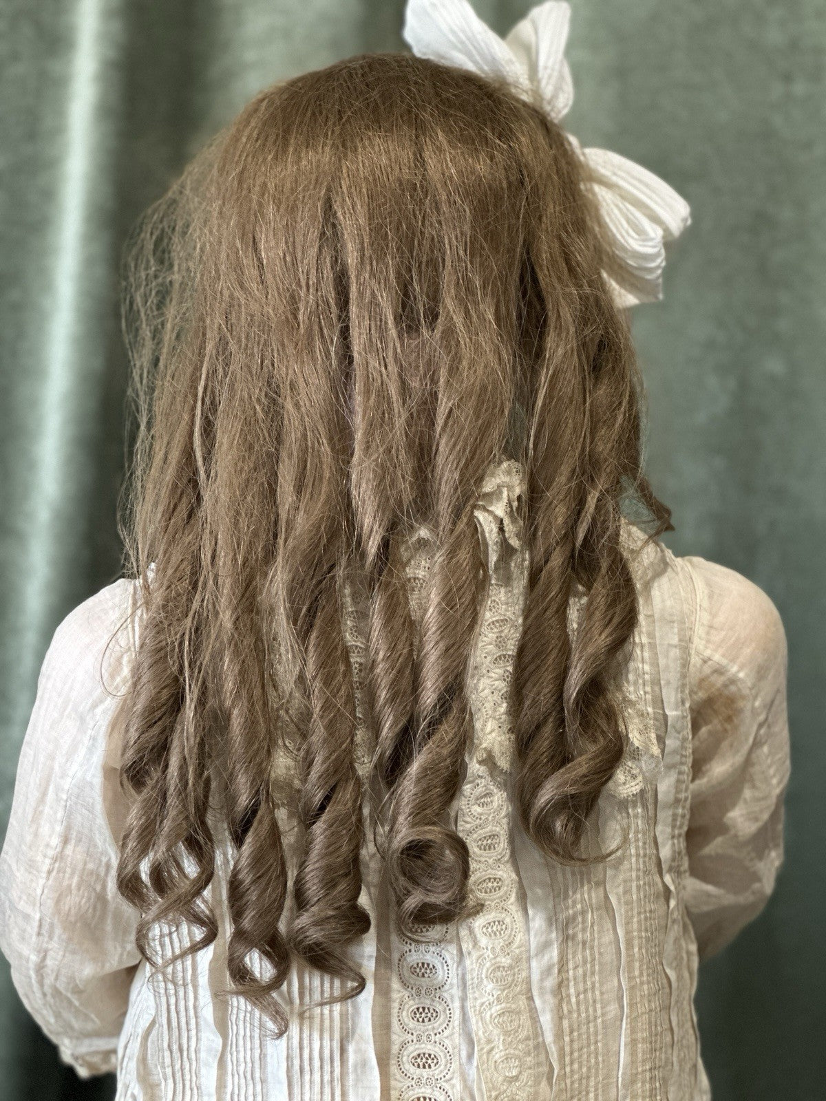 Rare!! Huge 40” Antique German Gebruder Heubach Doll Dep Bisque Head Comp Body