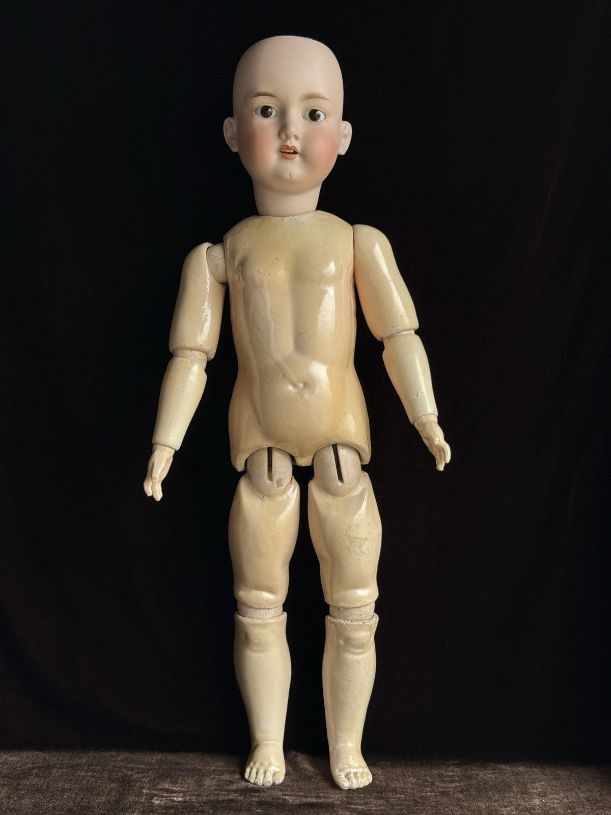 Antique German 28.5” Armand Marseille 390 Bisque Head Doll