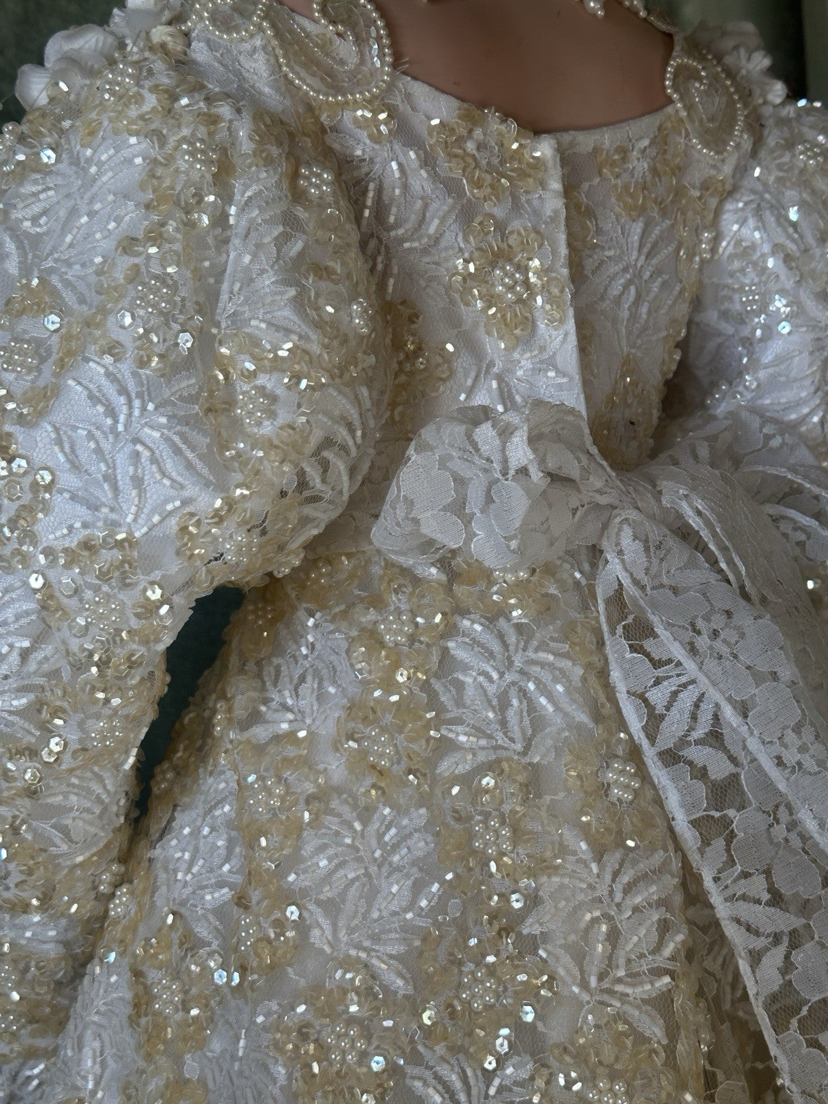 Collectible Large 42” Porcelain Doll “Victoria ” by Rustie LE 1500 COA/Stand