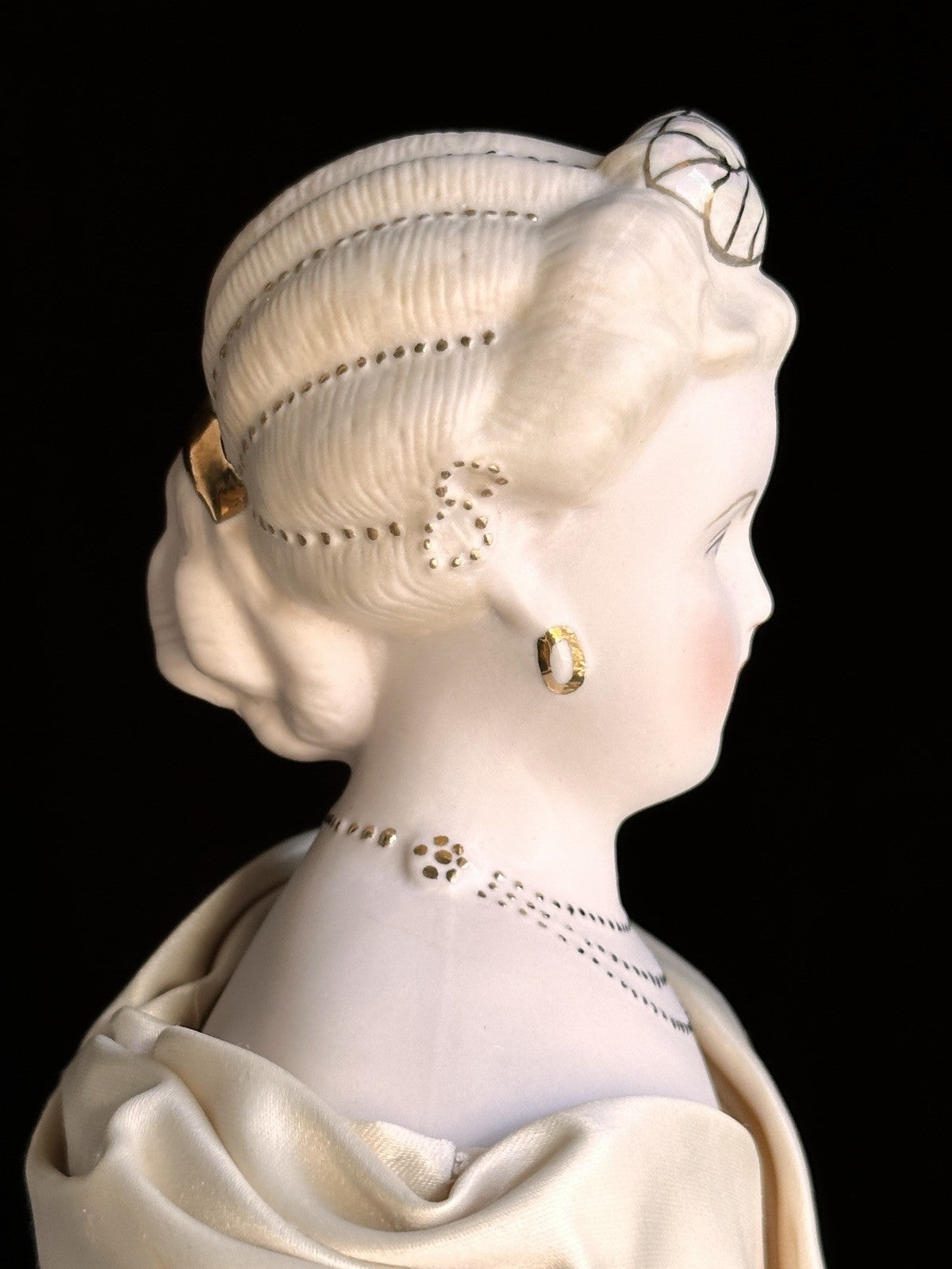 Vintage Porcelain 17” Signed Emma Clear Parian China Doll