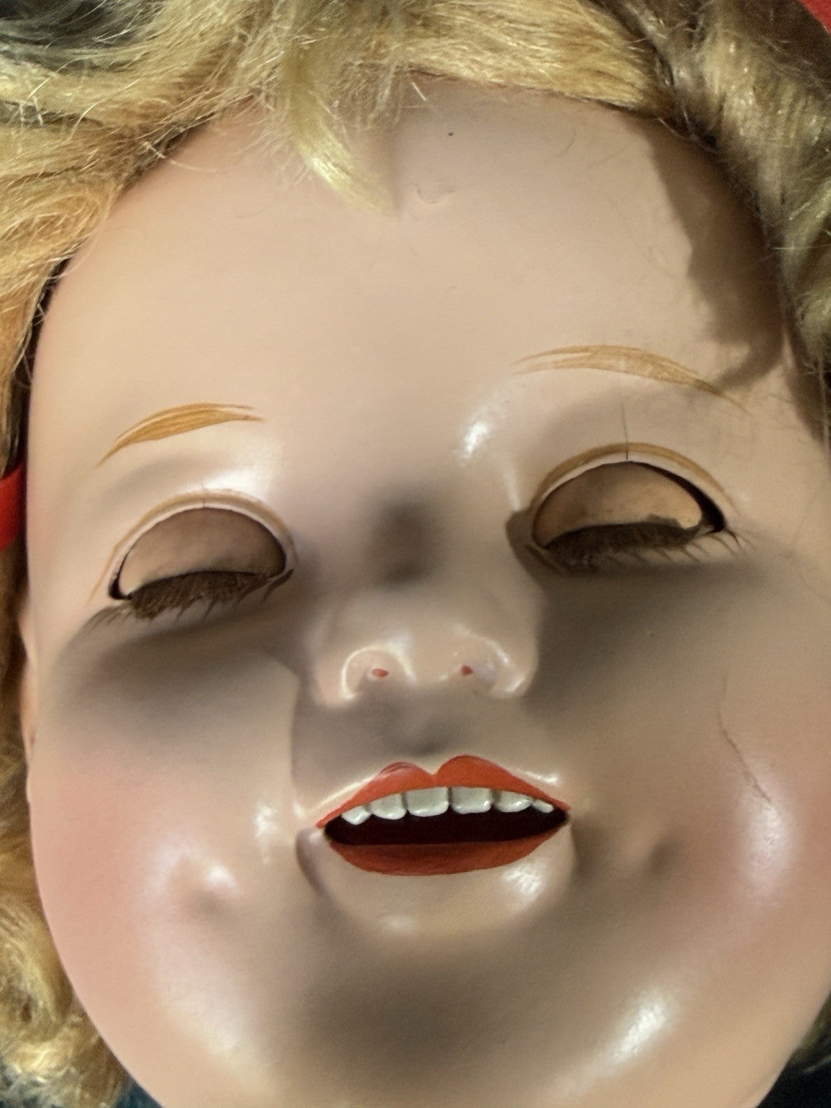 Antique 1930’s Composition 21” Shirley Temple Doll by Ideal Company