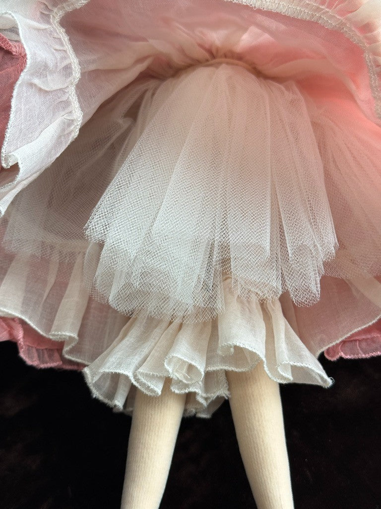 Collectible John Wright Columbine 15" Cloth Felt Doll LE 300 in Box