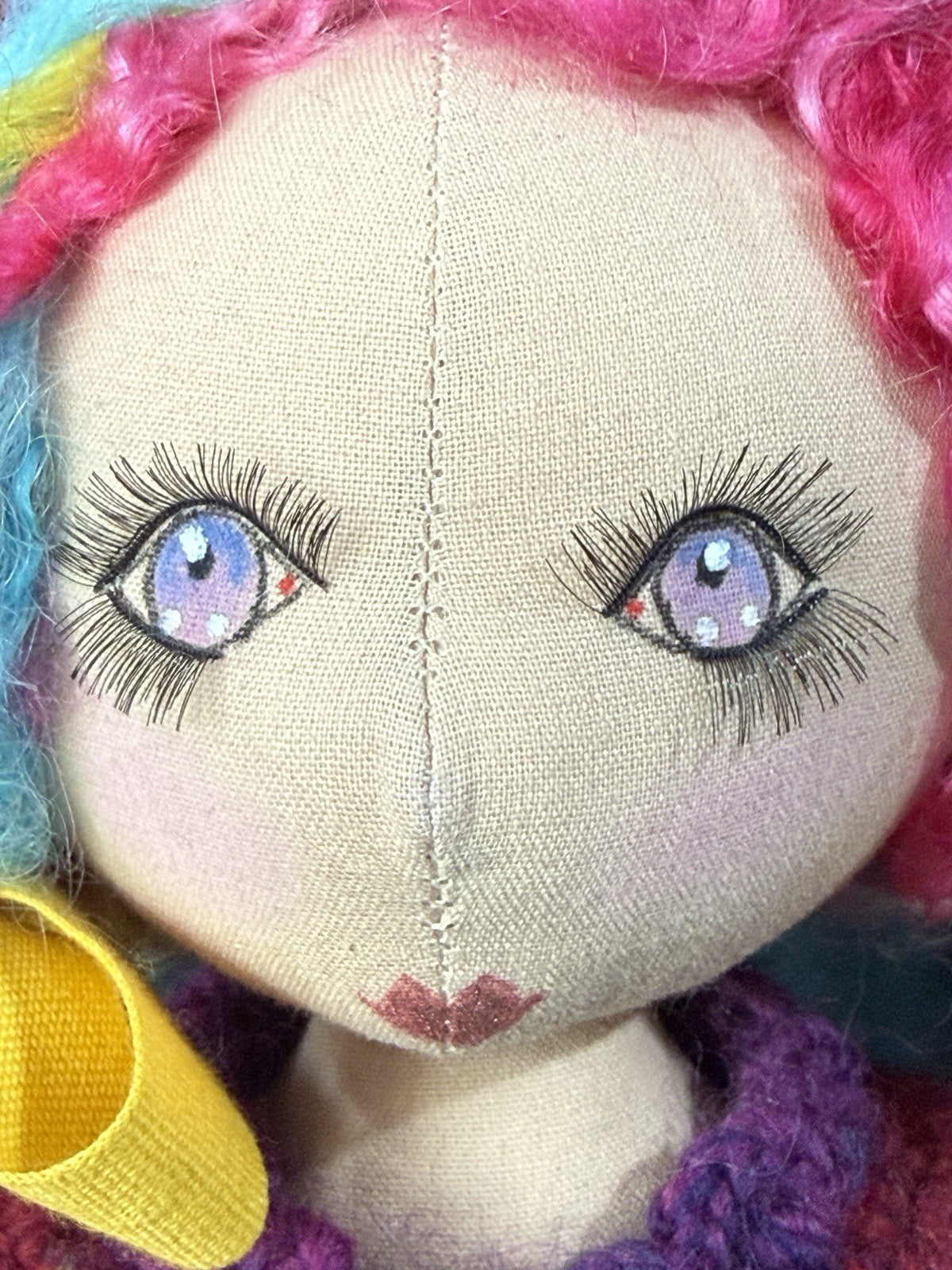 Lot Of 8 Artist Collectible Whimsical Cloth Dolls
