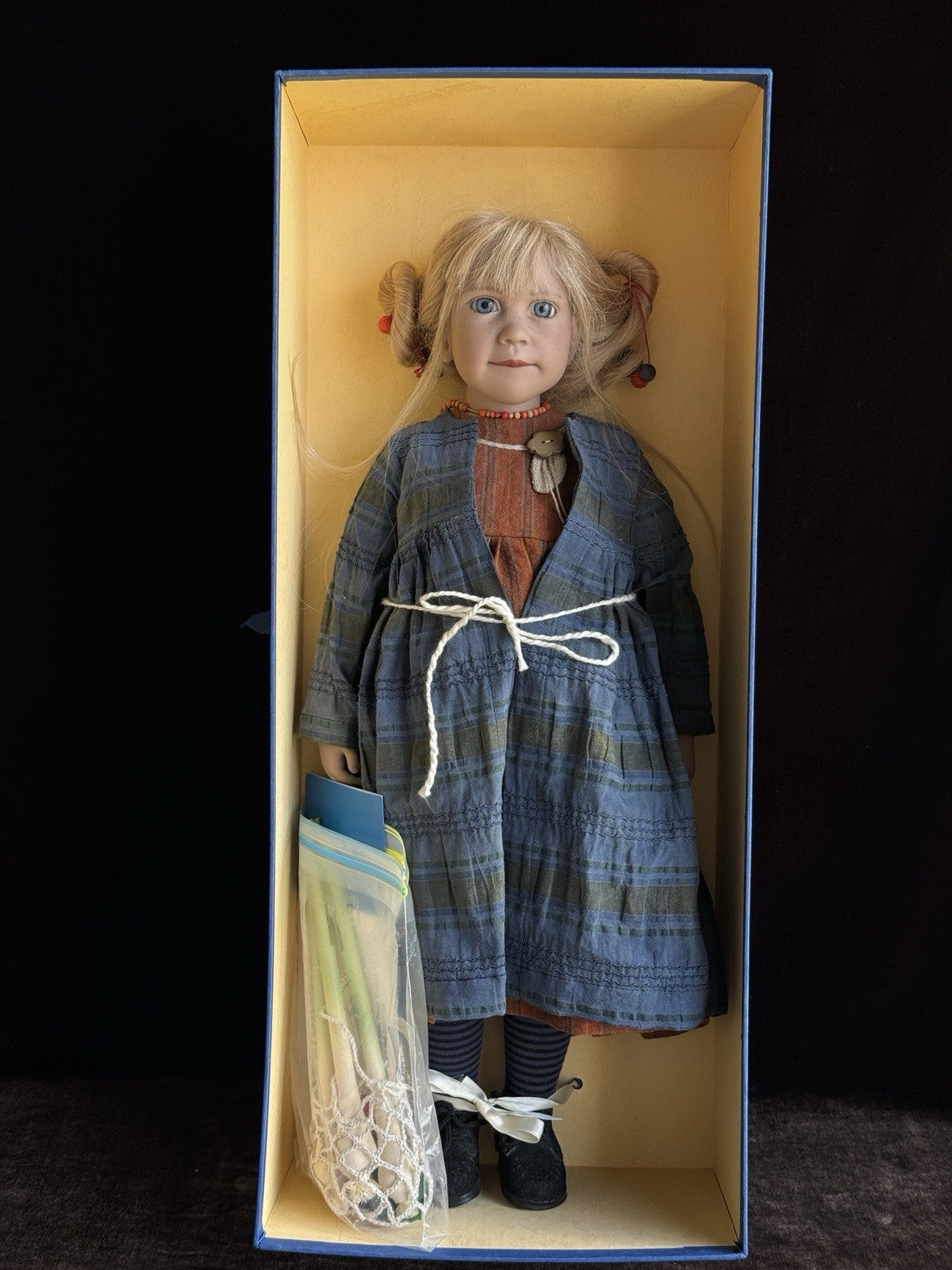 Lifelike Zwergnase 20” Vinyl Siri Doll 1999 LE 250 New in Box with Tag
