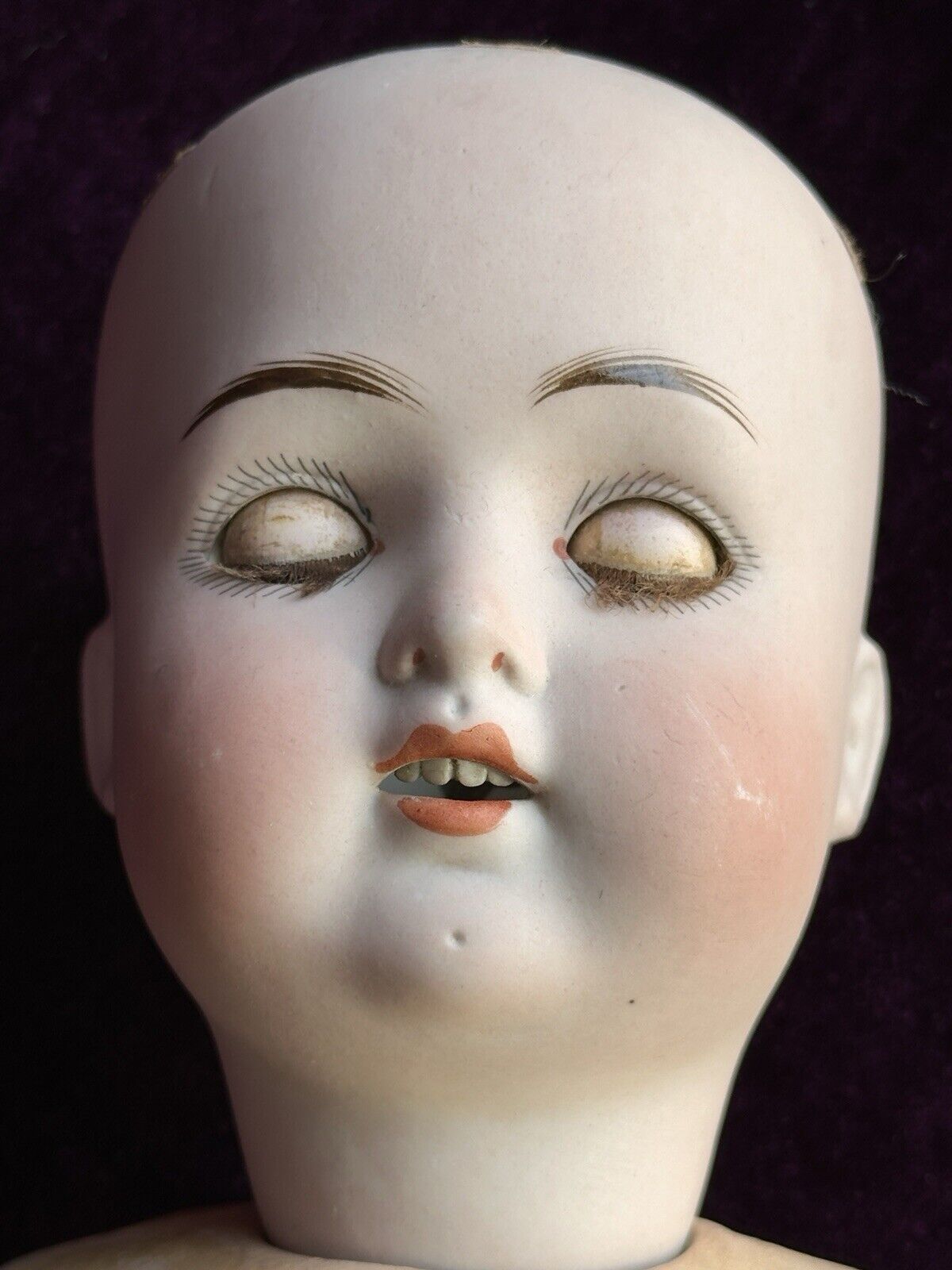 Rare Antique German 24” Theodore Wendt 121 Bisque Head Doll
