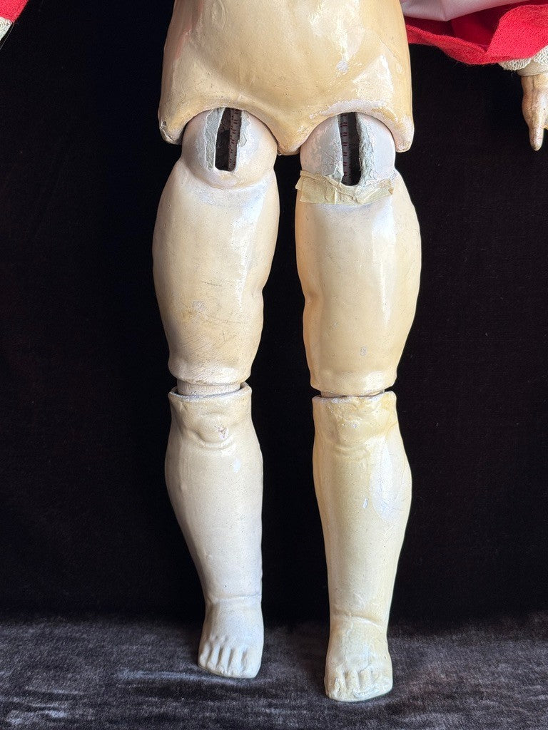 Antique German 25.5” Alt Beck Gottschalck 136 Bisque Head Doll