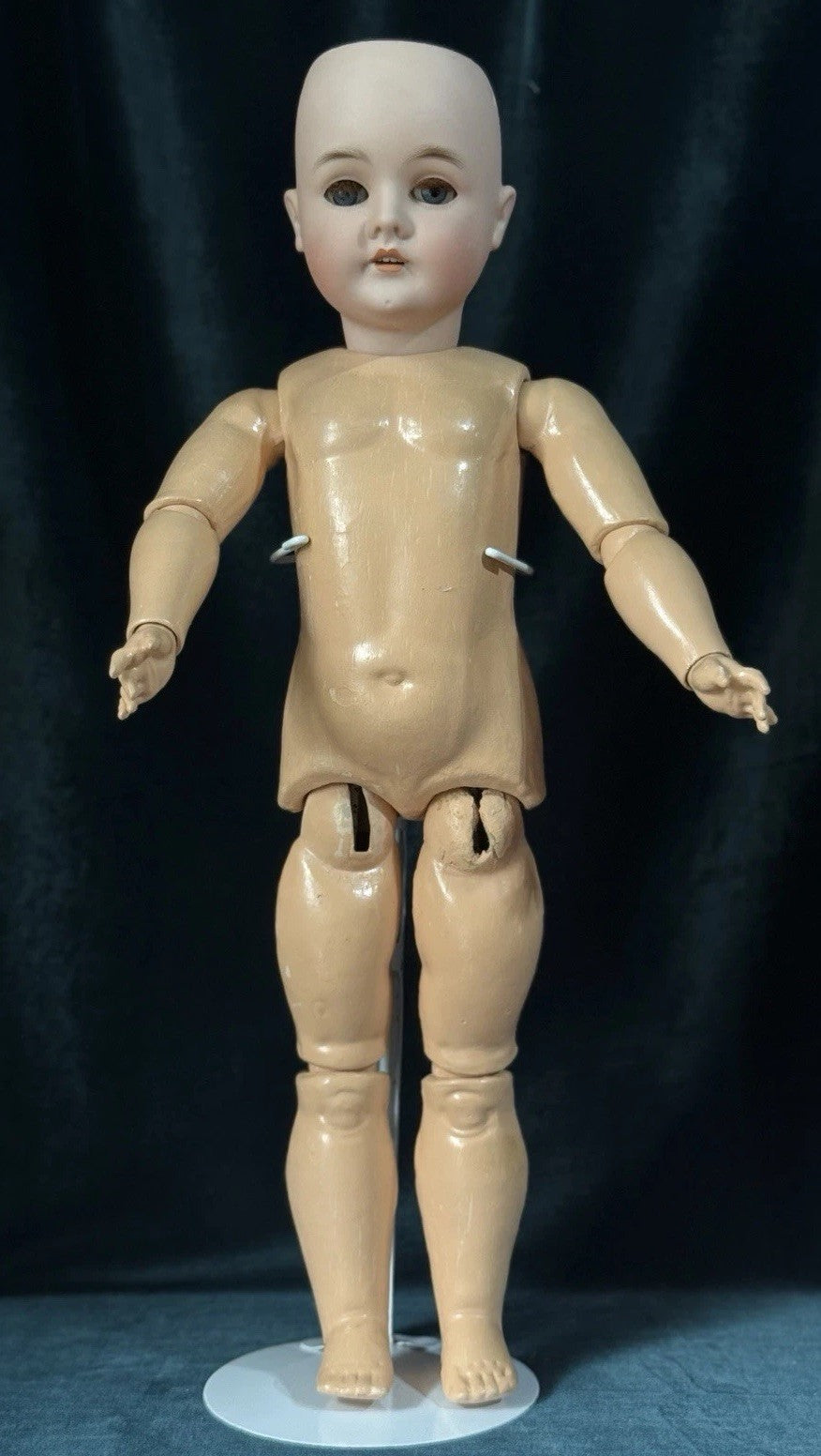 Antique German Queen Louise Mold 285 Bisque Head Composition Body 22” Doll