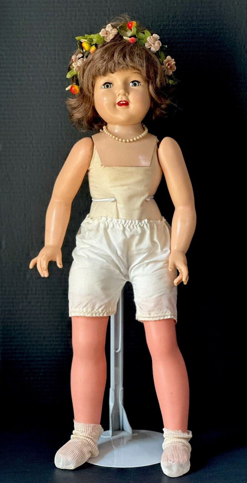 Unidentified Vintage Large 29” Mama Doll