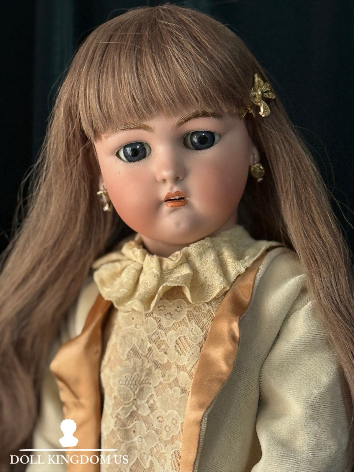 Antique German Simon Halbig Mold 1349 Jutta Character 23” Doll Bisque Head