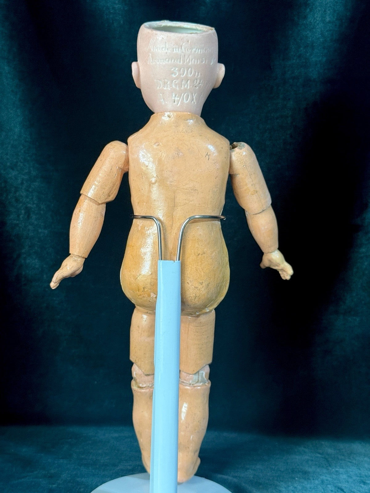 Antique German Armand Marseille DRGM 13.5” Doll Bisque Head Composition Body