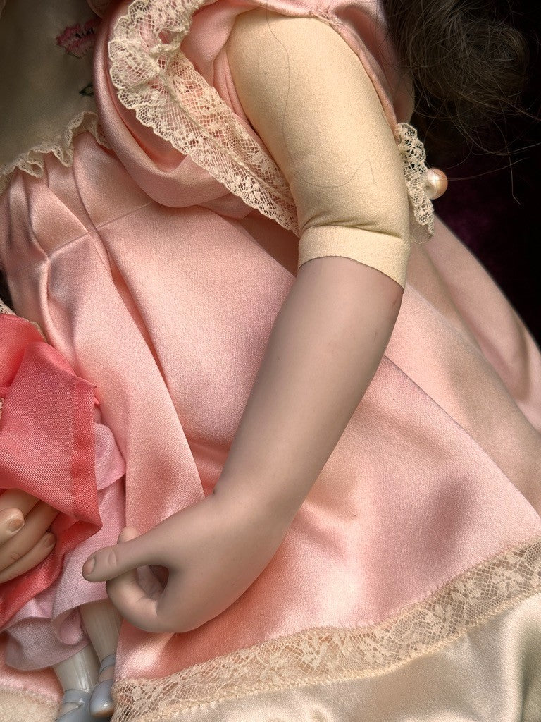 Collectible OOAK Porcelain Doll by Artist Madelaine Nell St. Clair with Tag