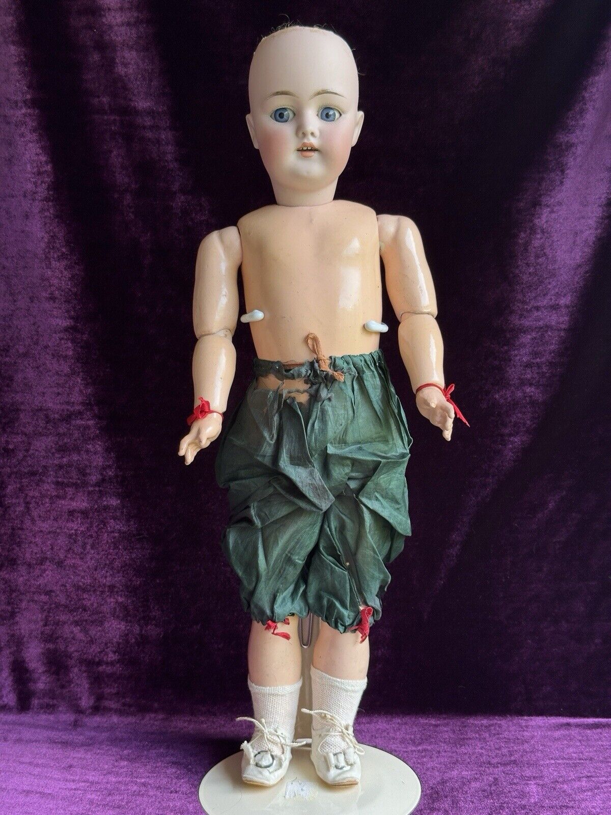 Antique German 20” Kestner 168 Bisque Head Gipsy Doll