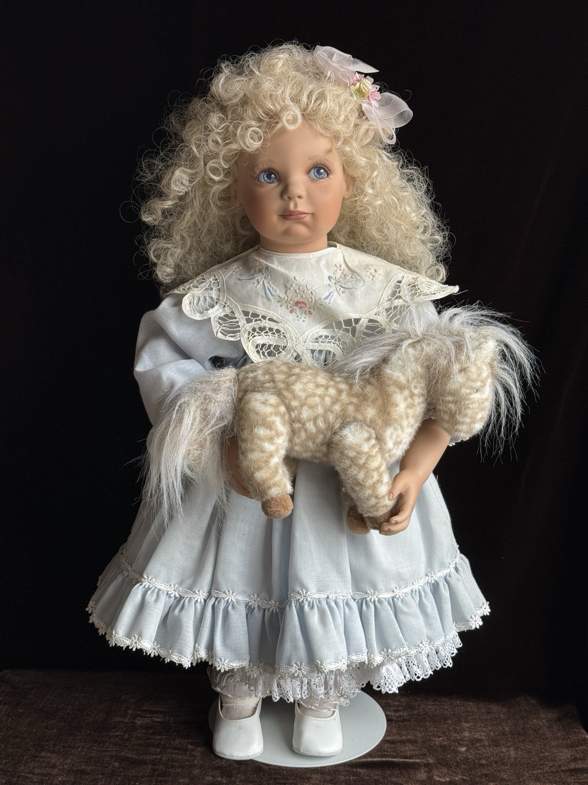 Collectible Virginia Turner 27” Vinyl Cloth Girl Doll LE 300