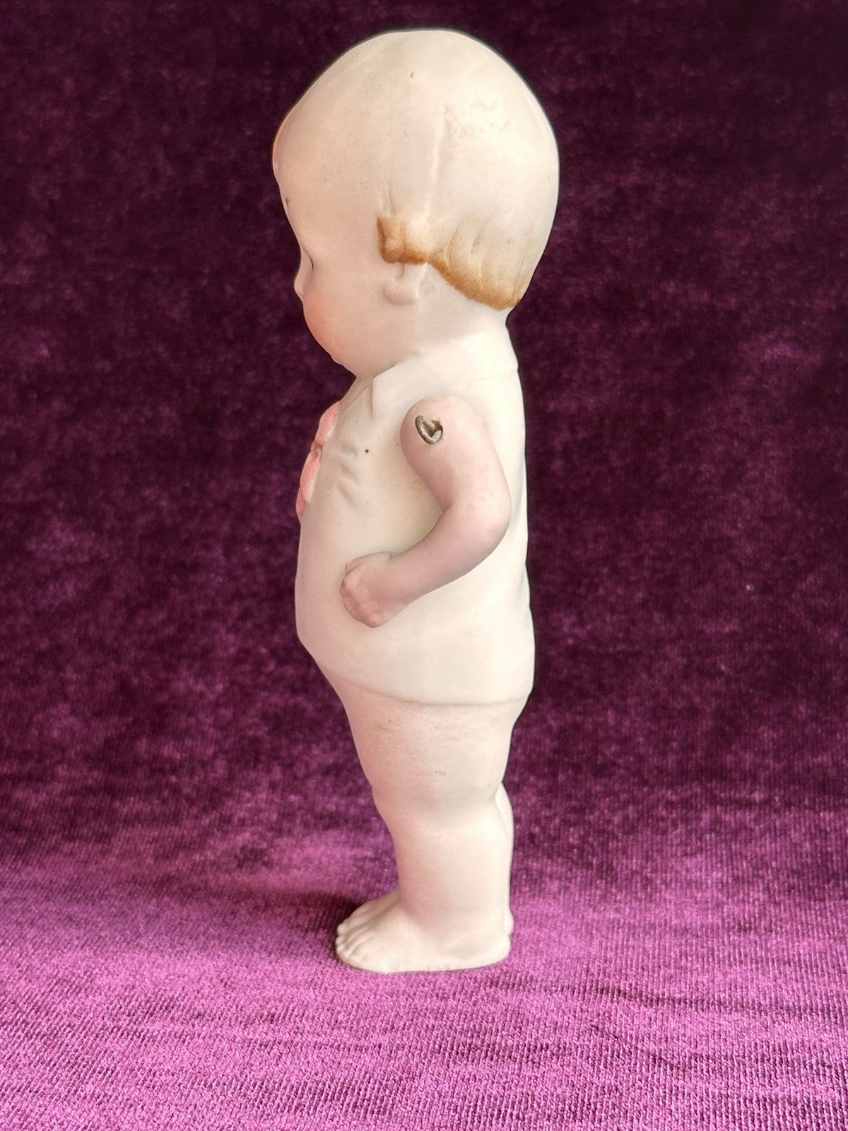 Rare Antique German 5” Baby Bud Style All Bisque Googly Girl Doll