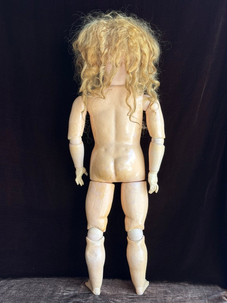 Large Antique German 31" Armand Marseille 390 Bisque Head Doll