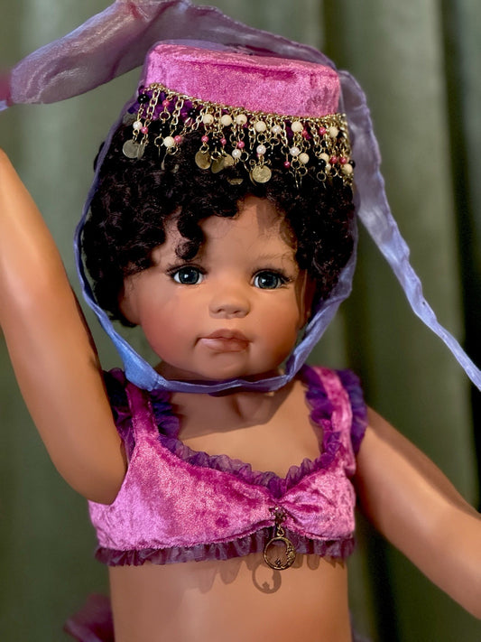 Collectible Porcelain 26” Doll “Belly Dancer” by Monika Levenig LE 250 Tag/COA