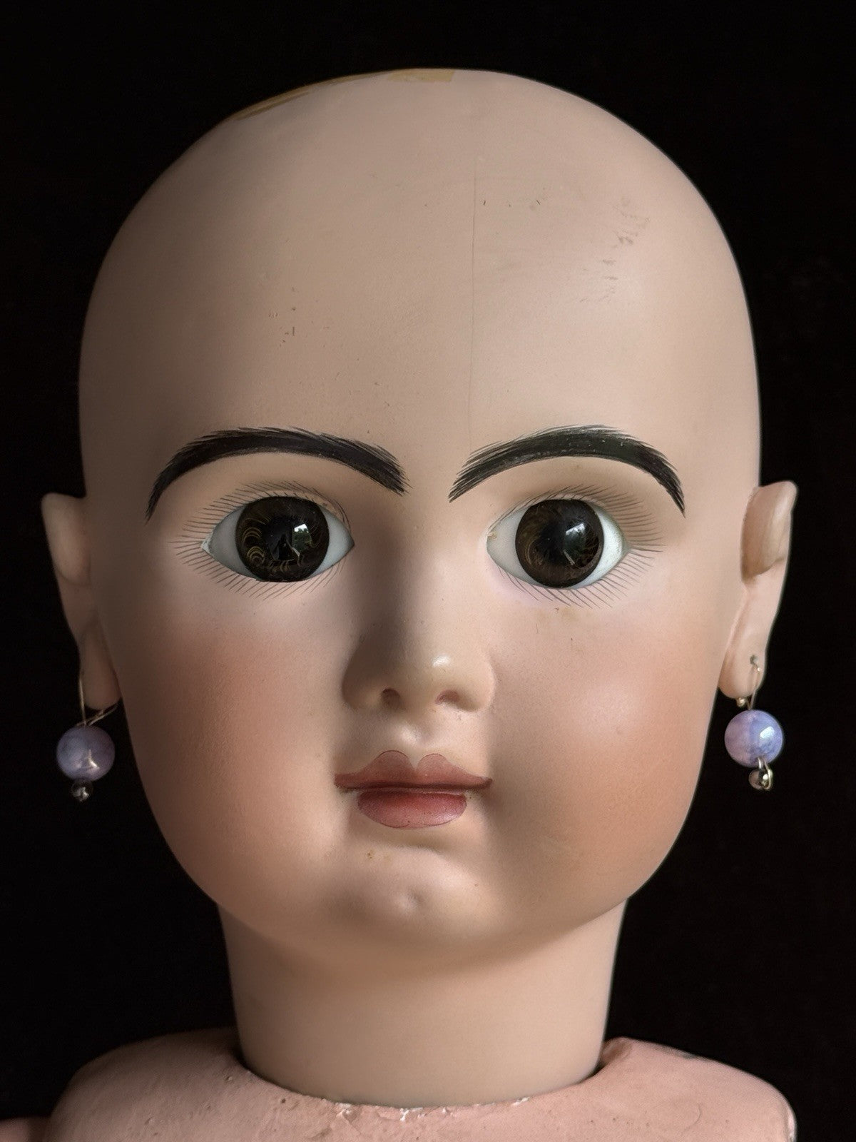 Large Antique French Original Restored JUMEAU 32” Bisque Head Doll