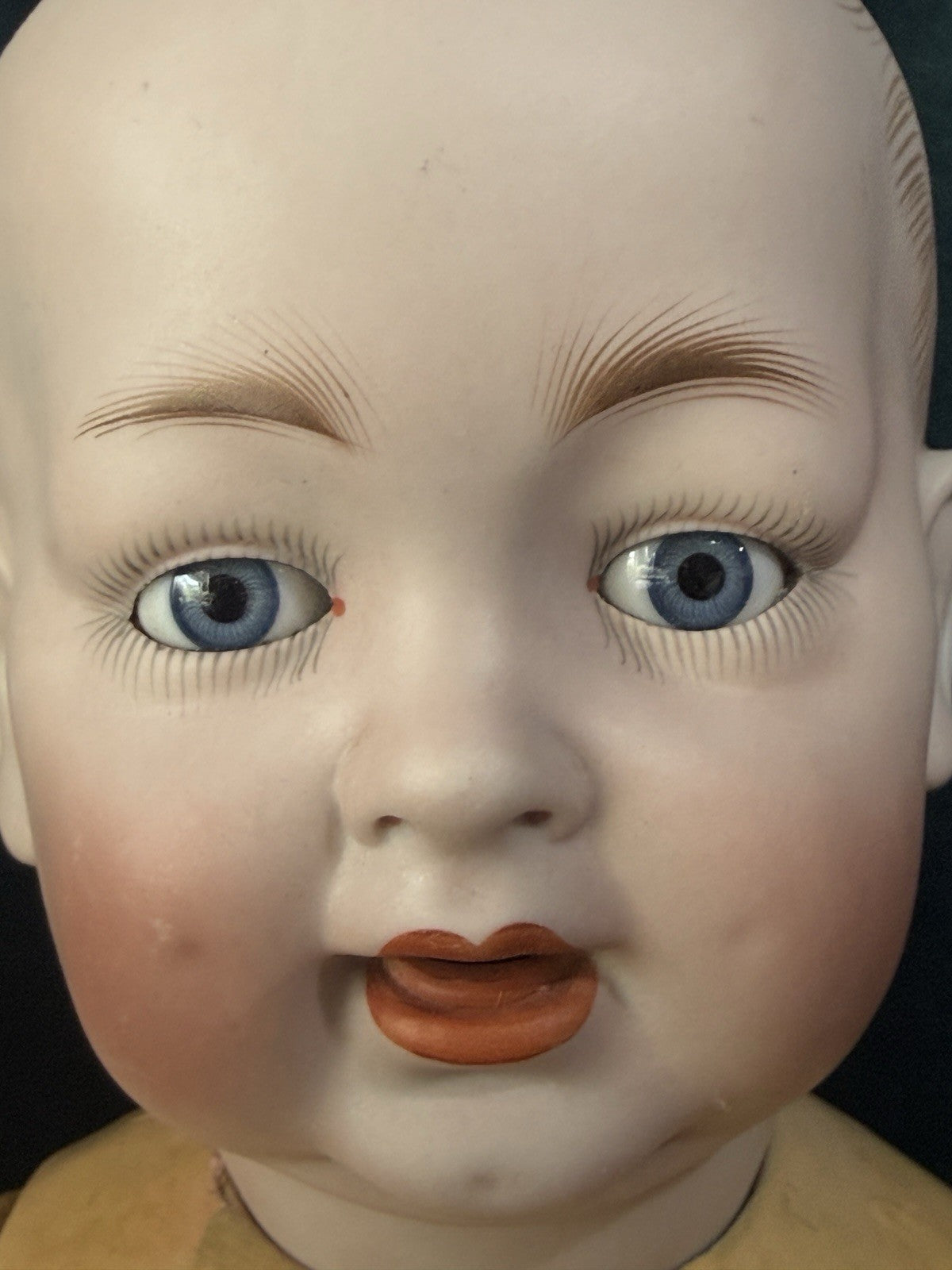 Antique German Hertel, Schwab & Co Baby 19” Character BabyDoll