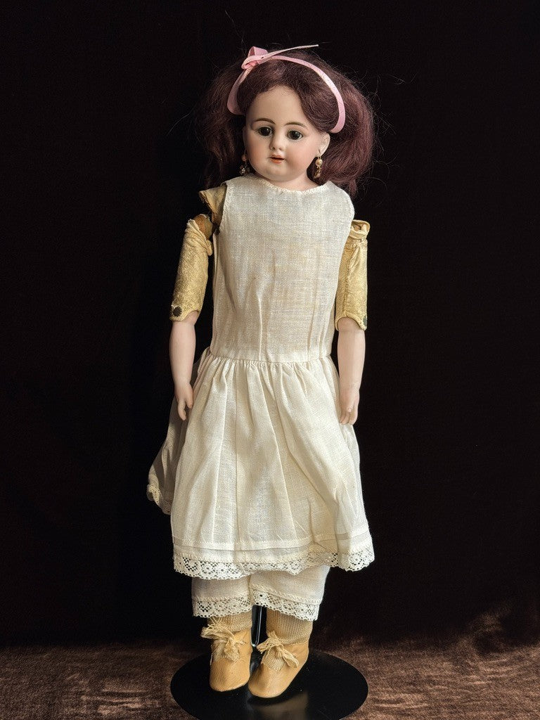 Antique German 21.5” Simon Halbig 1010 Bisque Head Doll