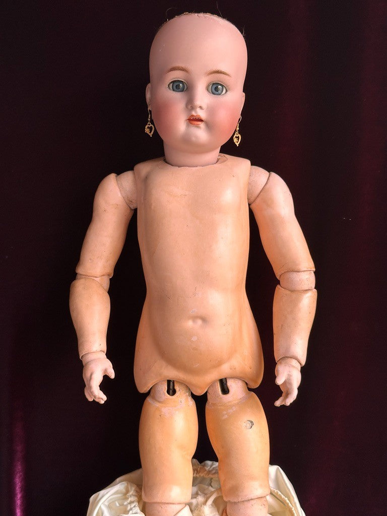 Large Antique German 28" Simon & Halbig Kammer & Reinhardt 73 Bisque Head Doll