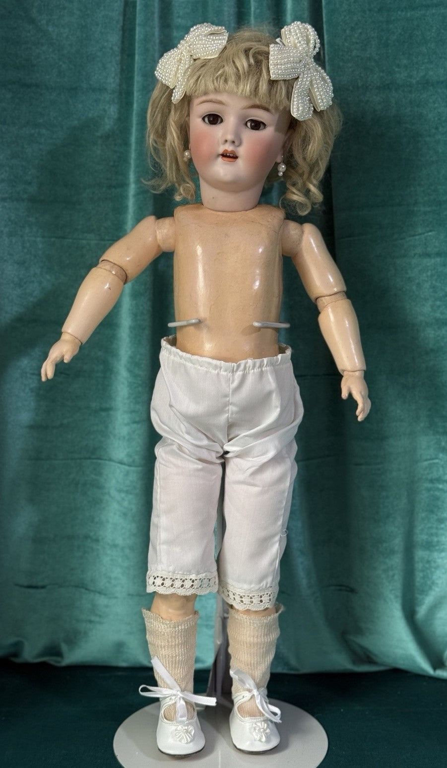 Antique German Simon Halbig  Handwerck Mold 69 12x Bisque Head 24” Doll