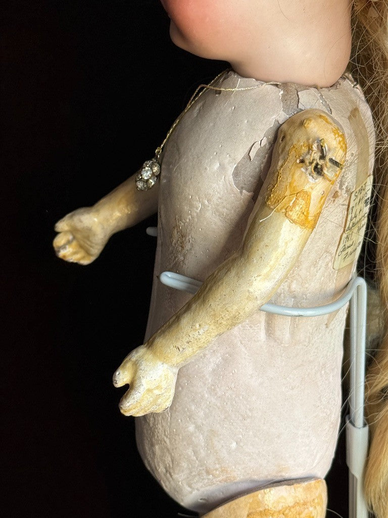 Antique French 18.5” SFBJ 60 Bisque Head Doll